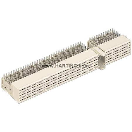 Harting Angle Splice Wire Connector, Beige, Glass-Filled Thermoplastic Resin Insulation, 1 A, 5 PK 17262202101